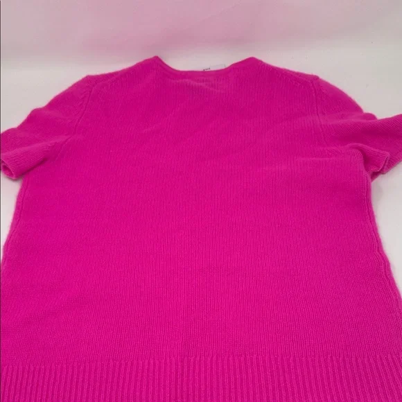 Vibrant Pink Cashmere Top - Picture 6 of 6